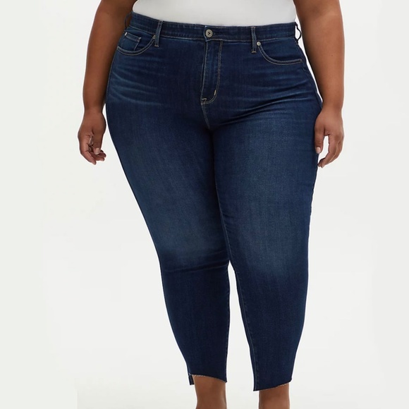 Torrid Sky High Dark Wash Skinny Jeans 22R - Picture 1 of 10
